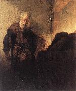 REMBRANDT Harmenszoon van Rijn, St Paul at his Writing-Desk